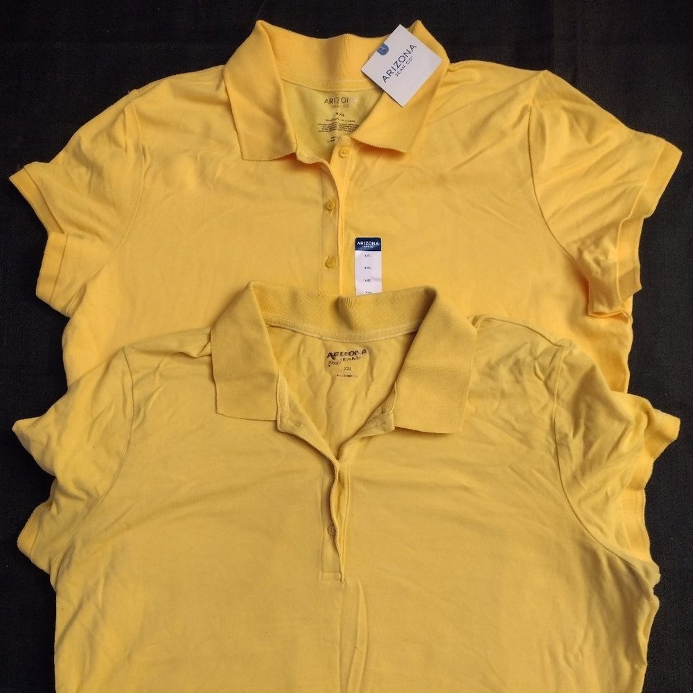 Set of 2 -Arizona Jeans Co. - Flex Polo Shirt - Size XXL - NWT